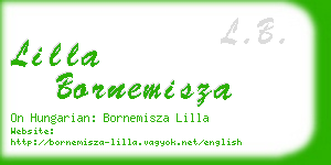 lilla bornemisza business card